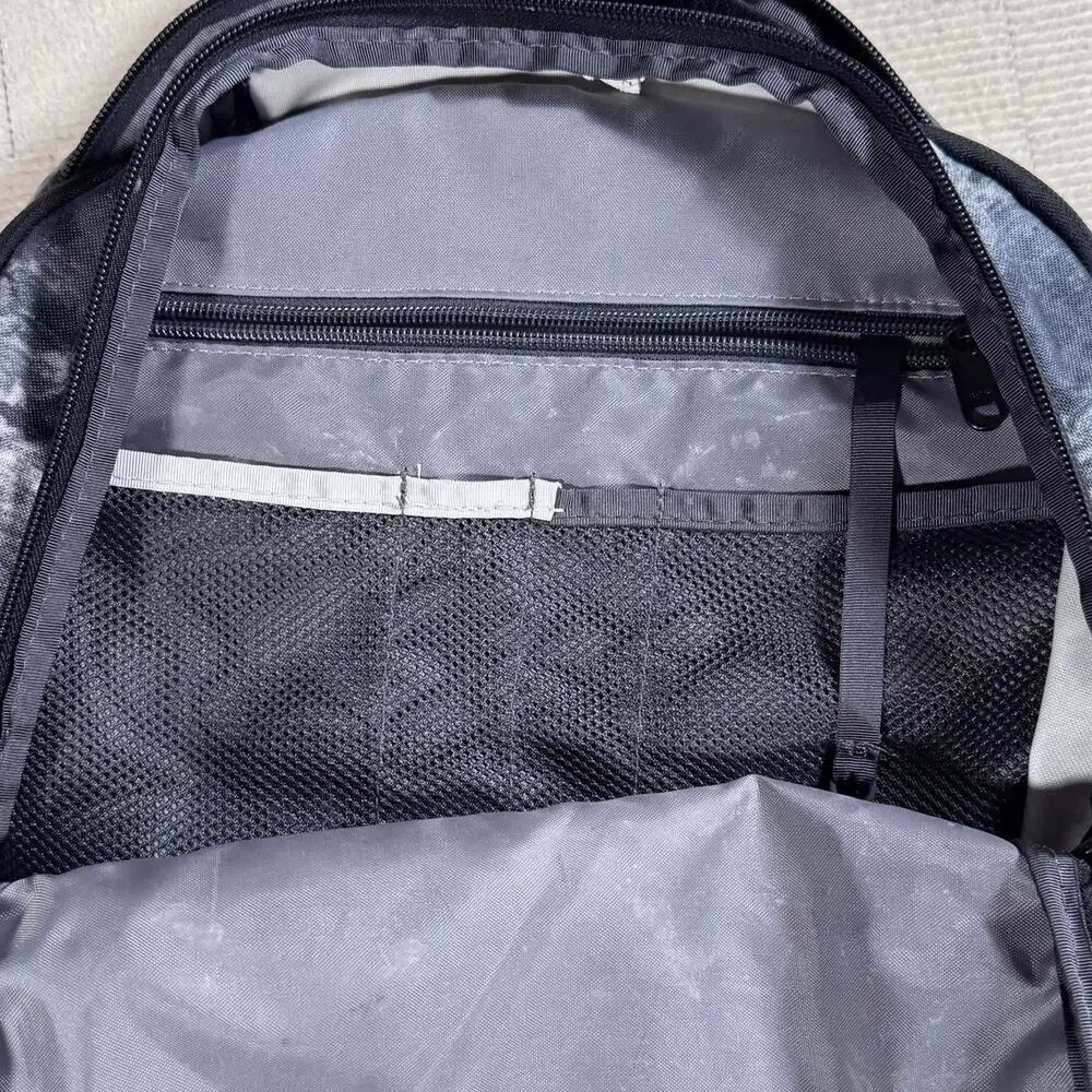 The North Face Jester Backpack Gray & White Tie Dye Marble Print SEE NOTE